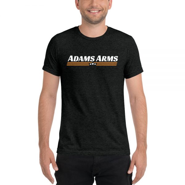 Adams Arms logo black t-shirt
