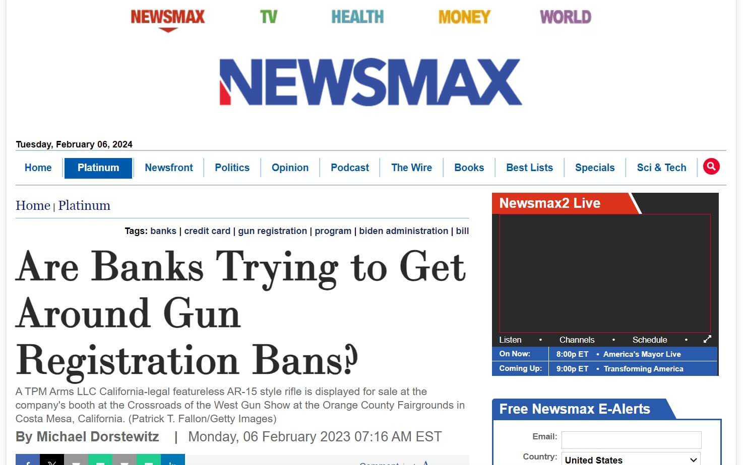 Are Banks Trying to Get Around Gun Registration Bans